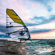 Professional windsurfer