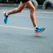 Runners starting a marathon