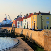 Town Wall in Hartlepool